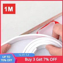 Cinta autoadhesiva en forma de U para proteger Bordes de muebles, banda protectora de PVC, cinta de sellado para etiquetar armarios, 1M