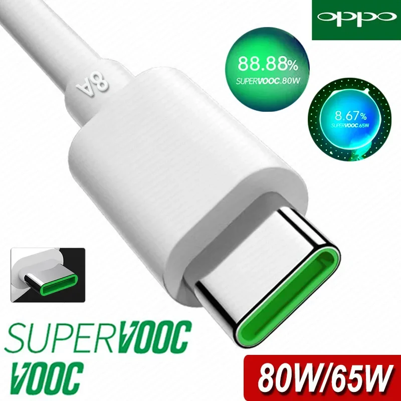 Original oppo usb c kabel super vooc 80w 65w schnell aufladen oppo finden x5 x3 x2 x pro lite neo n2 flip reno 10 8 6 5 a78 typ c kabel - AliExpress 509