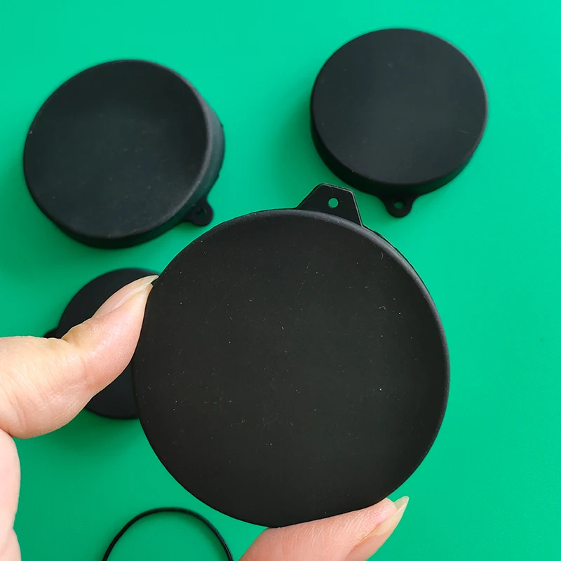 35mm 44mm 45mm 56mm 57mm Round Rubber cover cap with hanging holes For Astronomical telescope Caps for telescope adapter