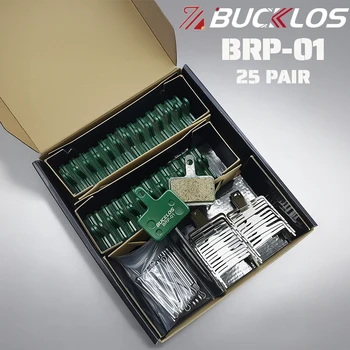 25 paia BUCKLOS pastiglie freno a disco per SHIMANO B01S B05S pastiglie freno idrauliche per bicicletta in resina ceramica pastiglie freno per mountain bike da strada