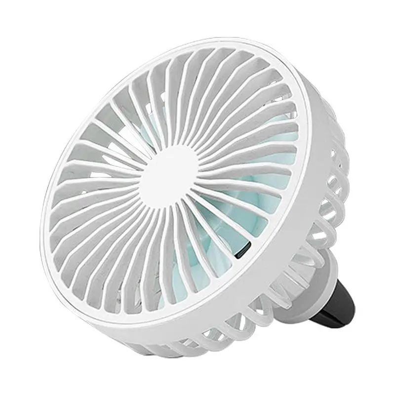 

Car Vent Fan USB Fan For Car Vent Air Circulation Fan 3 Speeds Car Cooling Clip Fan 360 Degree Rotatable Vehicle Fan Automobile