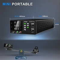 KUAIQU 60V 20A 1200W DC Power Supply High Voltage 15V 30V 20A 30A Adjustable Regulator OCP OVP Switching Source PLC Powered By - Image 5