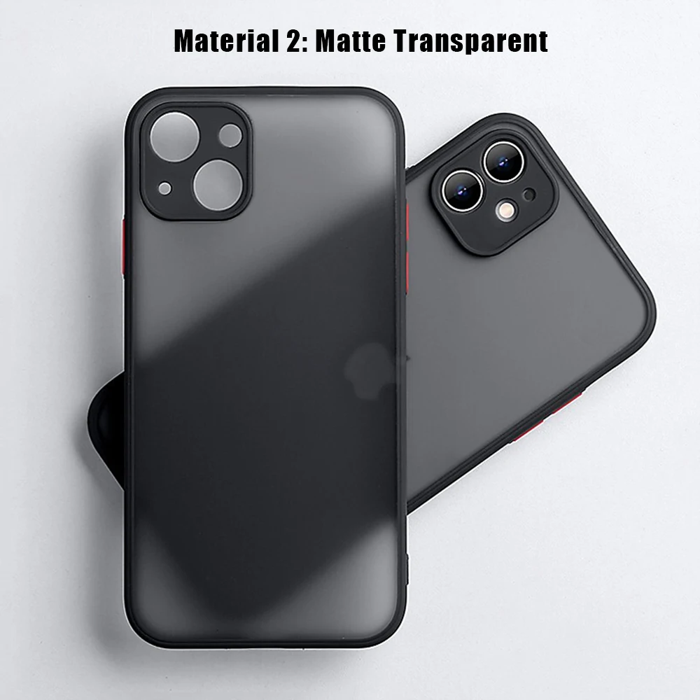 Luxury Brand Nl-K Phone Case for iPhone 13 12 XS 11 Pro Max Mini SE2020 7 8 Plus X XR Matte Transparent Camera Protection Cases |