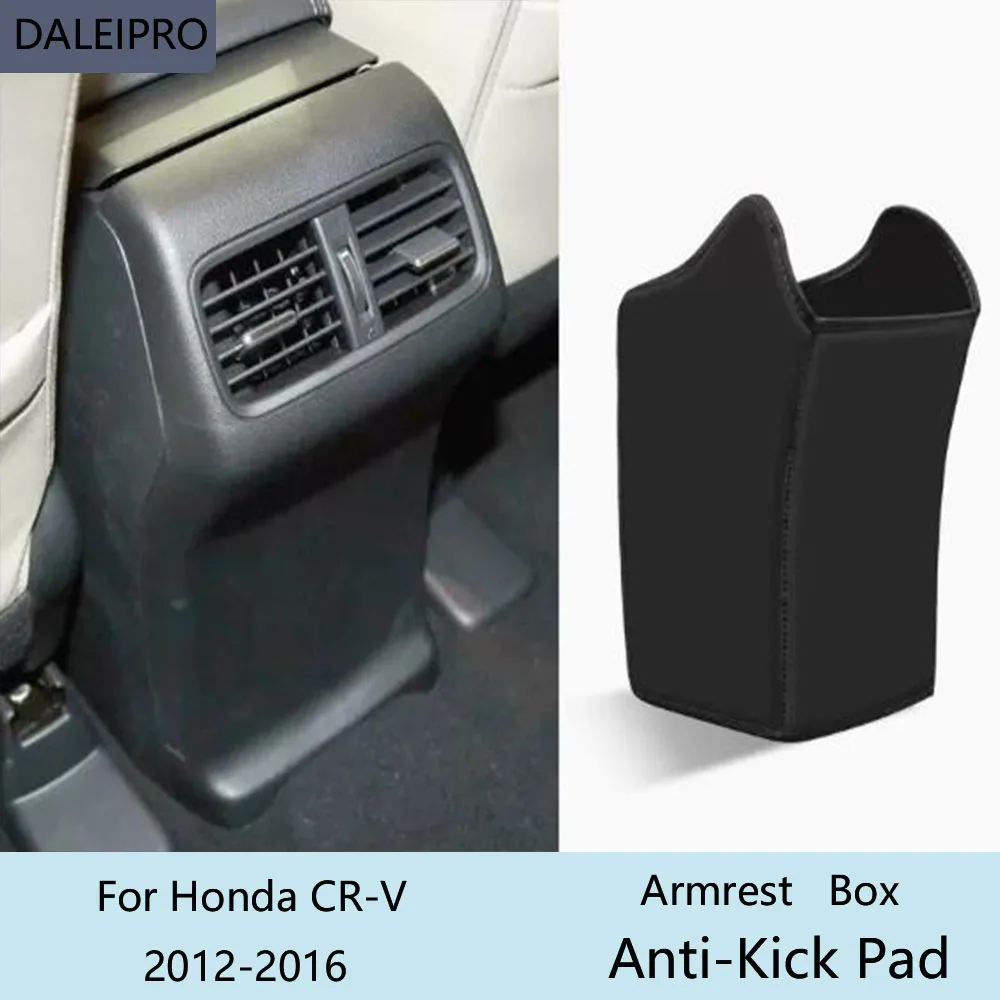 

Car Rear Armrest Box Anti-Kick Pad For Honda CR-V CR V CRV 2012 2013-2016 Microfiber Leather Protective Cover Car Accessories