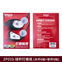 Premium Golf Club Strike Indicator Sticker Set - Wood & Iron Labels for Perfecting Your Swing (12 pcs)