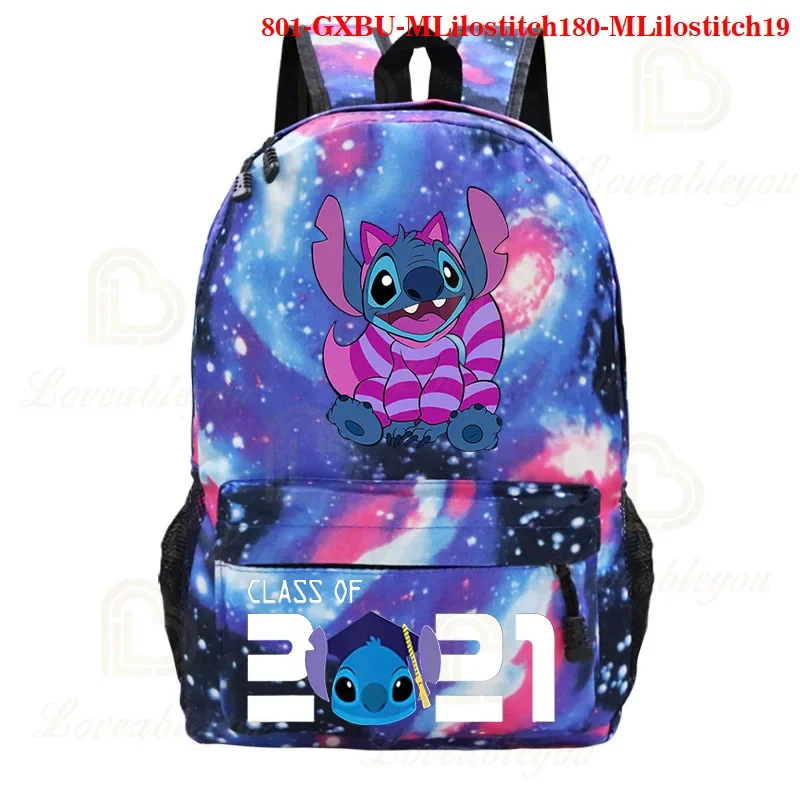 MINISO Disney Star Baby Stitch Cartoon Multi-picture opcional mochila de  lona Bolsa De estudiante mochila para niña bolsas para mujer - AliExpress