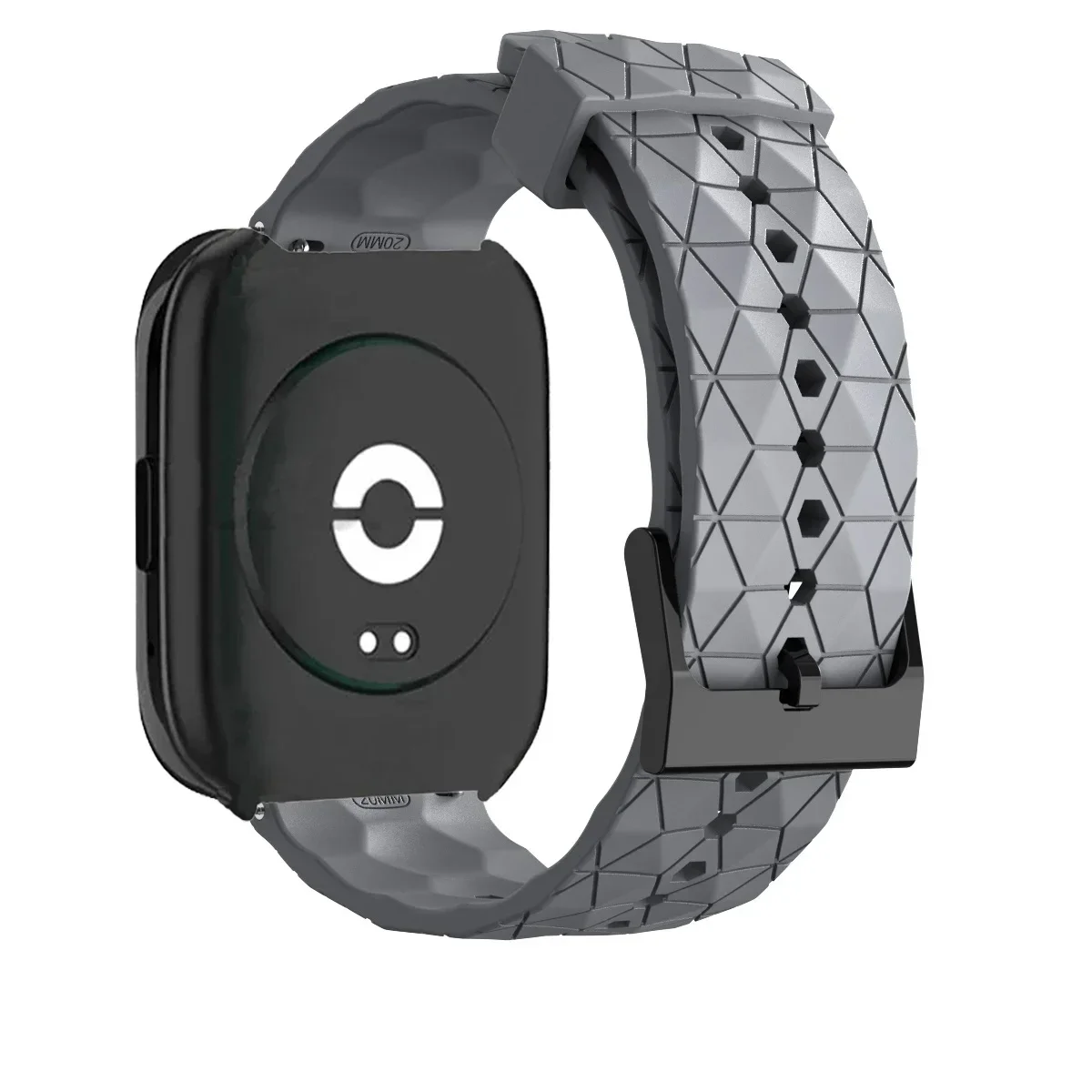 Silicone Sports Band with Soccer Print for Smartwatch Replacement Strap