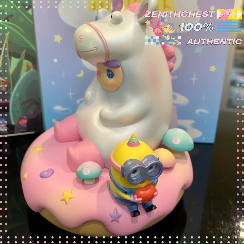 POPMART PUCKY Minions Co-branded Unicorn Hanging Card Figure Delicate Carving Stunning Visual Artwork Stylish Display Customized 3