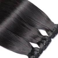 Paquets de cheveux raides brésiliens 8-40 pouces 100% cheveux vierges non transformés tissage droit paquet de cheveux humains 1/3/4 pièces Extension de cheveux 5