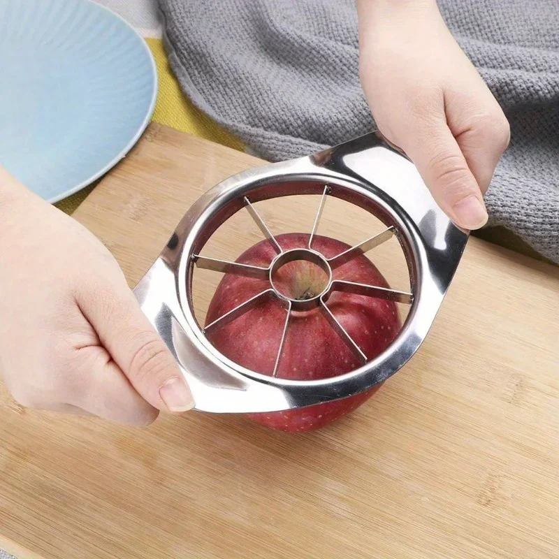 Stainless Steel Comfort Handle Apple and Vegetable Cutter with Divider