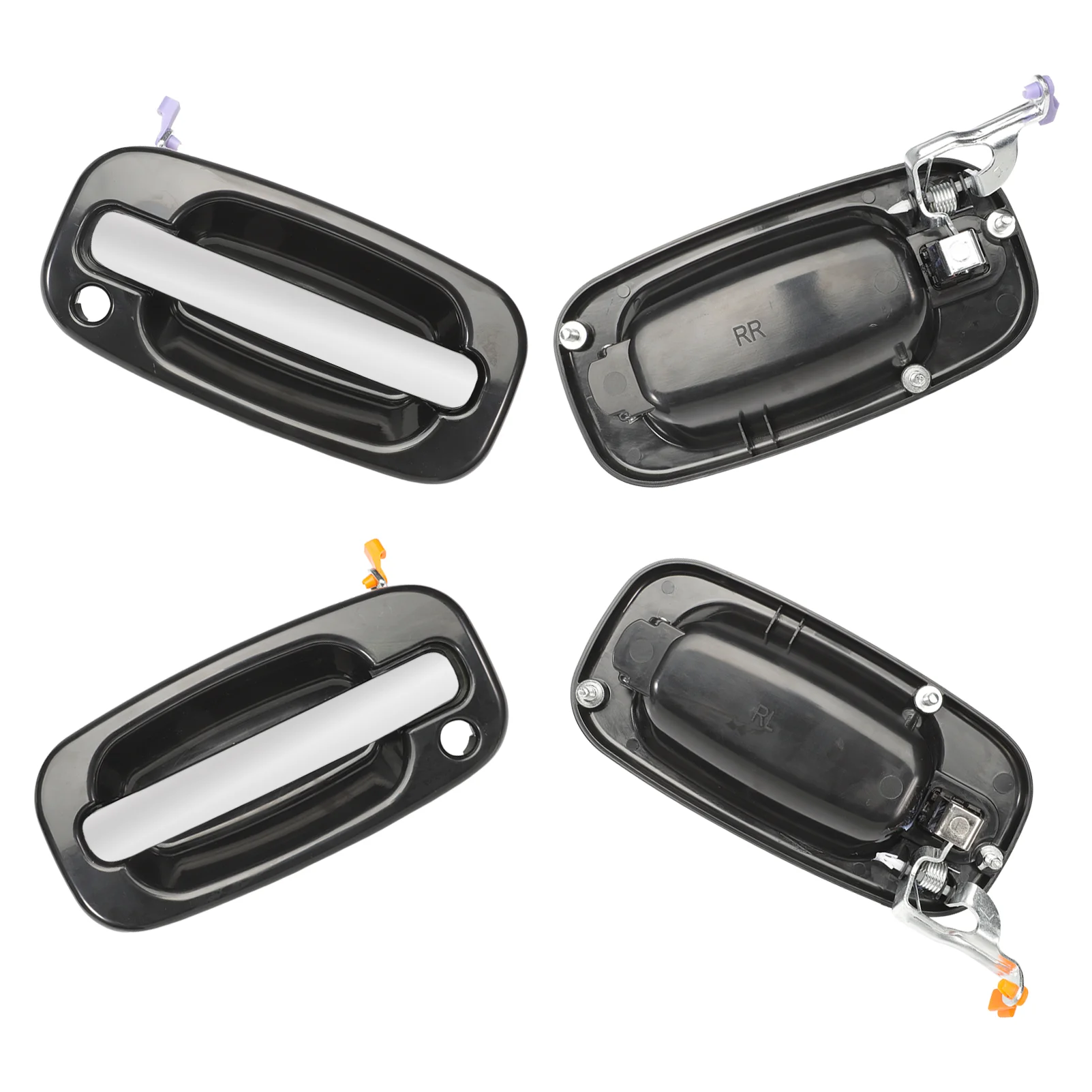 

4 наружные дверные ручки для Chevrolet Silverado GMC Sierra Yukon Cadillac Escalade, передний, задний, водитель, пассажир 15745149 1518241