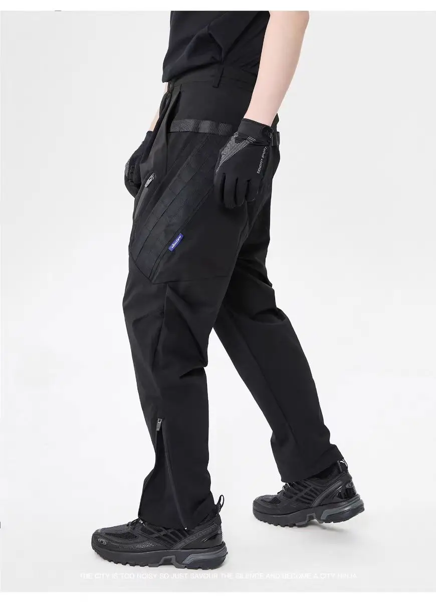 Silenstorm 24aw Tactical side molle pants multipocket nylon spandex material techwear warcore
