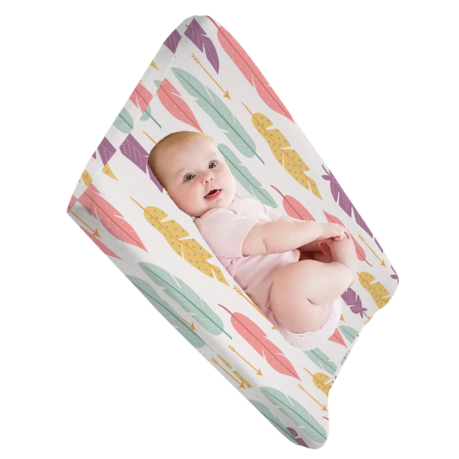 Baby touching massage table changing cover diaper table detachable cloth cover
