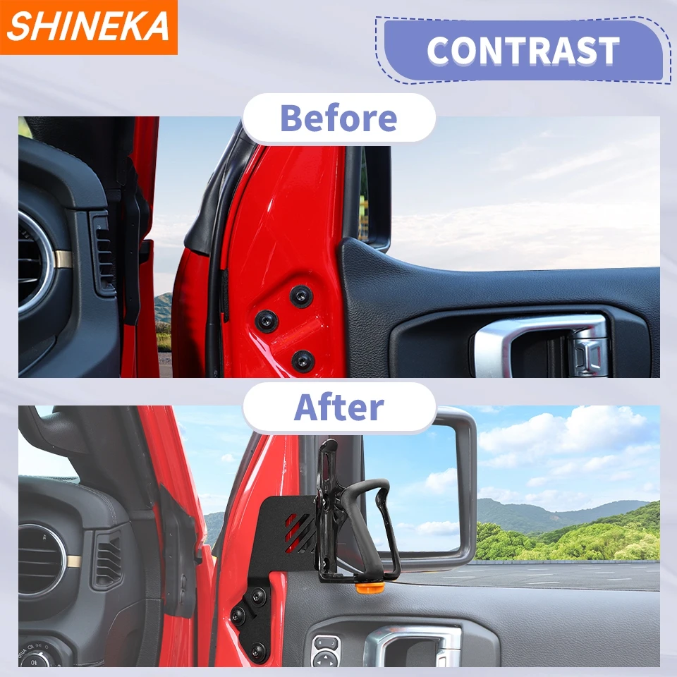 SHINEKA 鉄車のフロントドアサイド水カップブラケットドリンクホルダージープラングラー JL グラディエーター JT 2018  アップインテリアアクセサリー - AliExpress ジープラングラー TJ JK JL 1996-2023 フロントガラスワイパーブレード 2個 フロントガラスウィンドウアクセサリー