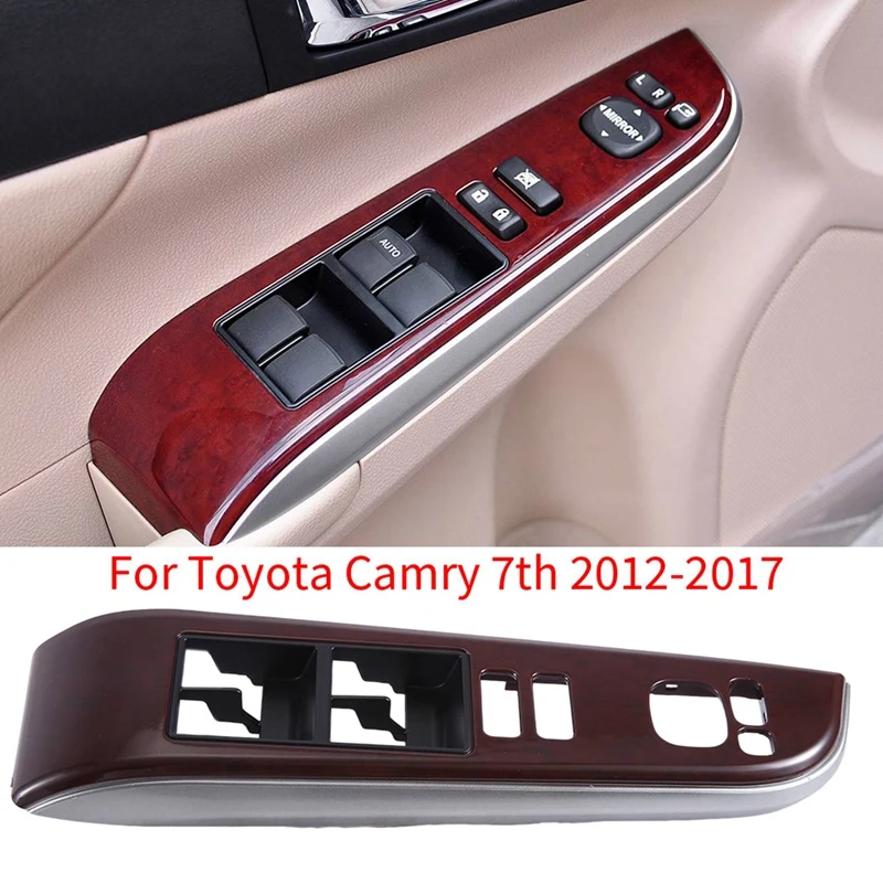 Osompar Pannello Interruttore Finestra Lato Guida Per Toyota Camry 1997-2001 – Colore Marrone Chiaro, Sostituzione OEM 74232-AA030-E0