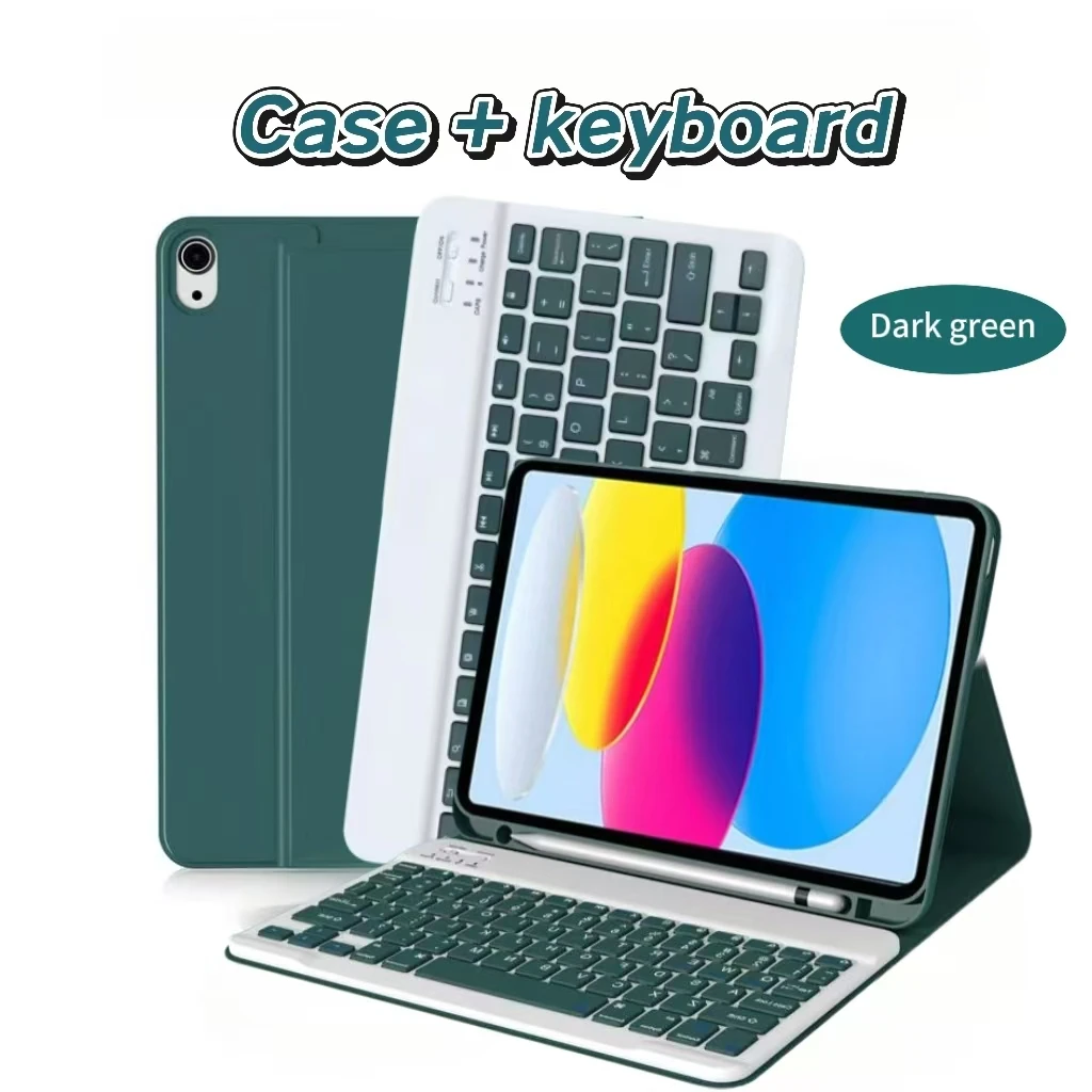 Premium Removable Keyboard Case for Tablets - 11 Inch-Compatible Cover