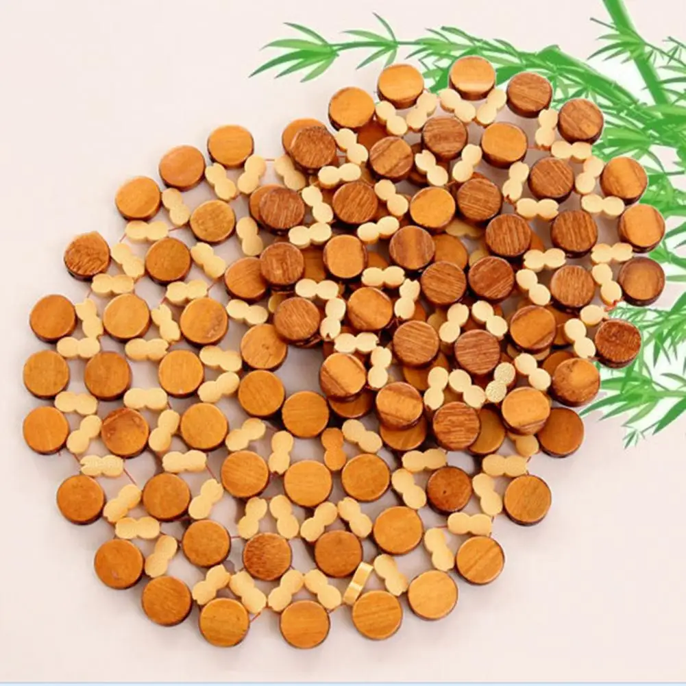 

Heat-resistant Placemats Easy to Pot Holders Bamboo Placemat Set Heat Resistant Kitchen Pads for Home Restaurant Sturdy for Hot