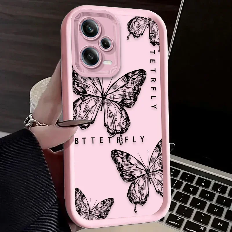 Advanced Art Black Butterfly Phone Case - Elegant Design with Enhanced Protection