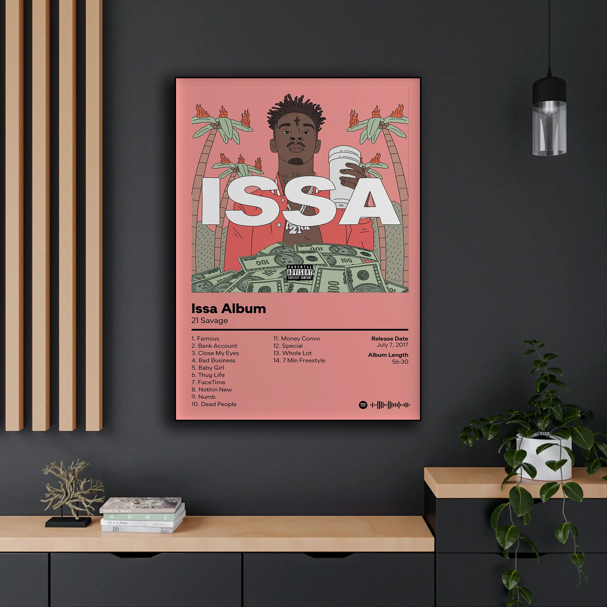 EuropeandAmericaPopularMusicAlbumPictureHipHopRapperCanvas