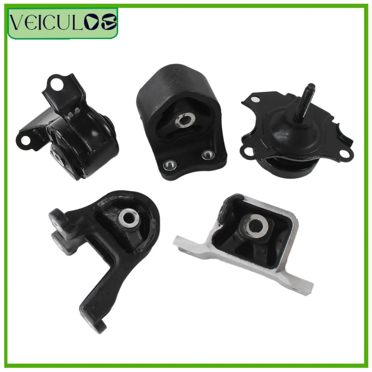 5pcs Engine Motor Mount Set A6597 A6596 A65010 A4504 A4506 Fits 2002 2003 2004 2005 2006 Honda CRV 2.4L w/AUTO 4WD Motor & Trans