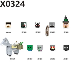 Blocs de construction pour enfants, 10 pièces, Mini figurines à assembler, jouets à assembler, modèle d'action, X0324 