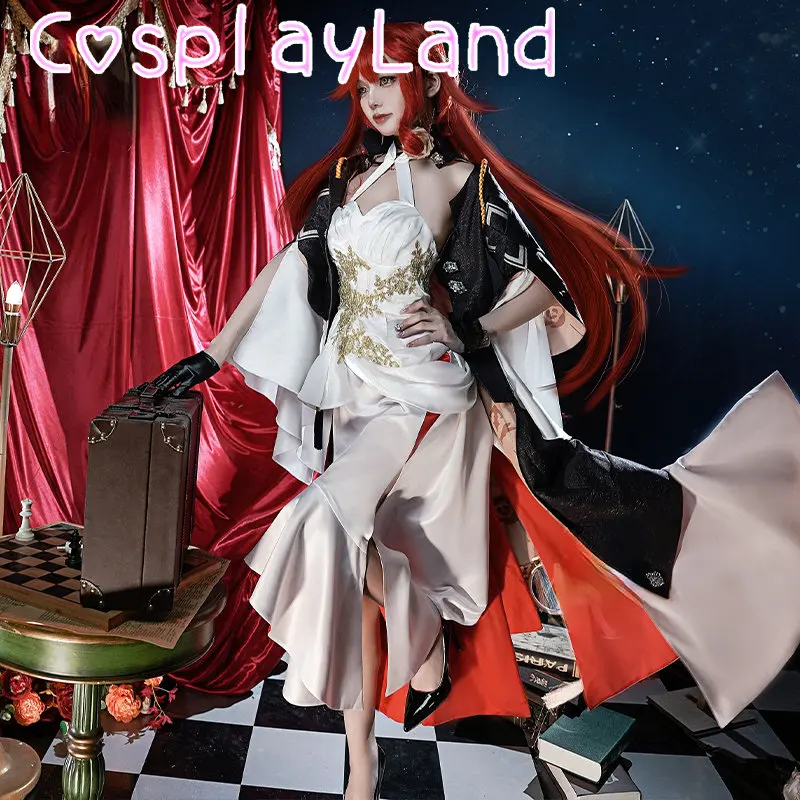 

Himeko Cosplay Game Honkai: Star Rail Cosplay Women Dress Honkai Himeko Costume Suit Halloween Party Dress Role Play Outfit