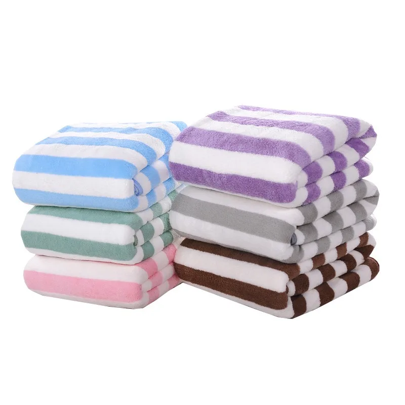 35x75cm   Adults Bath Towel Absorbent Quick Drying Thick towel Spa Body Wrap Face Hair Large Beach Cloth Bathroom Tools 2