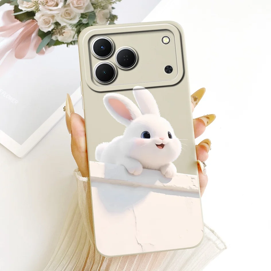 Cute Cartoon Cat Painted Soft Silicone Phone Case Cover