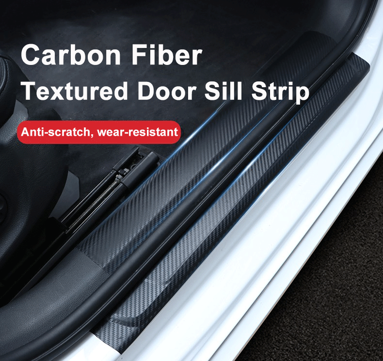 Nano Carbon Fiber Car Sticker Paste Protector Strip DIY Automotive  Protective Film Auto Door Sill Side Mirror Anti Scratch Tape - AliExpress