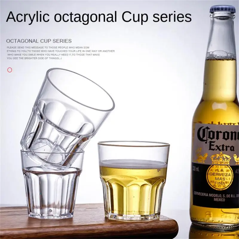 

1~7Pcs Acrylic Whiskey Cups Clear Unbreakable Spirits Cups Wine Tumblers Beer Mugs Beer Mugs Acrylic Spirit Glass Drinking Cups