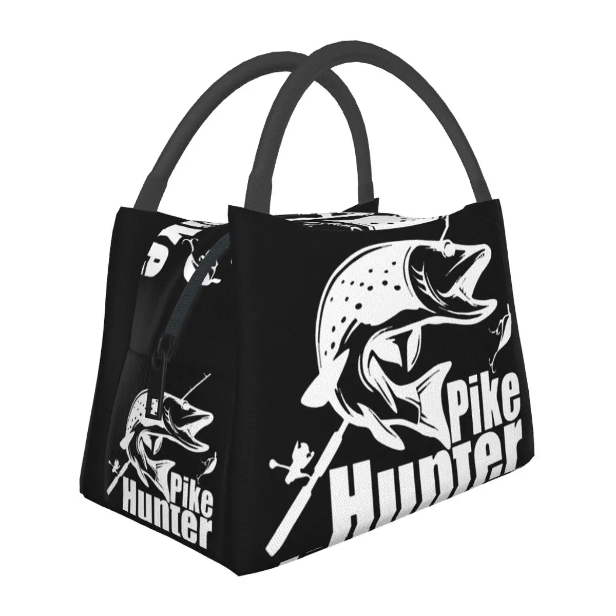 

Pike Hunter Fish Men Portable insulation bag for Cooler Thermal Food Office Pinic Container