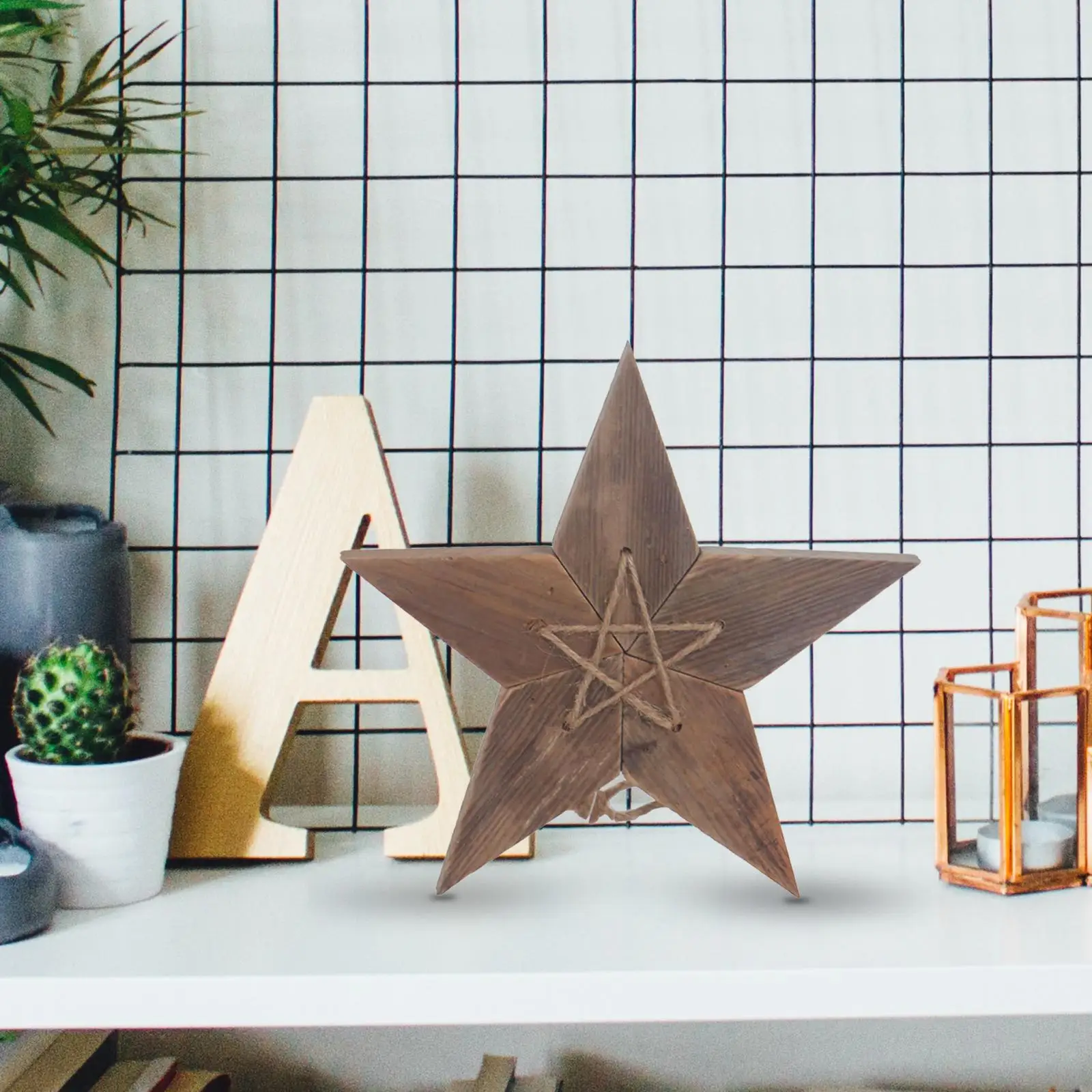 Ciondolo A Stella Con Decorazione In Legno Da Appendere Per Decorazioni Per La Casa Porches Indoor Outdoor