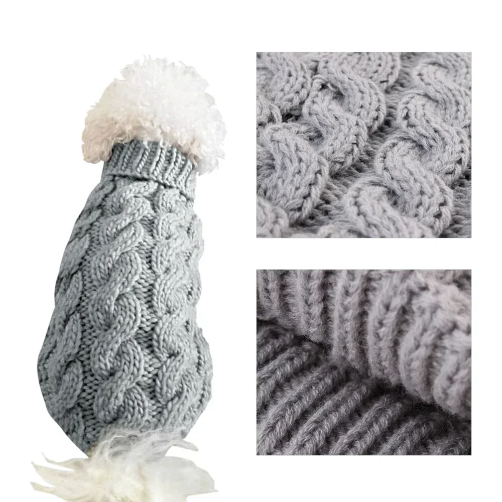 Dog Clothes Pet Sweater Knitted For Small Medium Dogs Chihuahua Puppy Yorkshire Pure Dog
