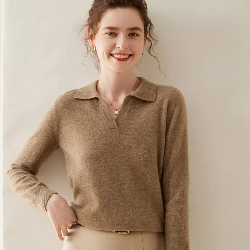 Рисунок 5 - Женский кашемировый пуловер с V-образным