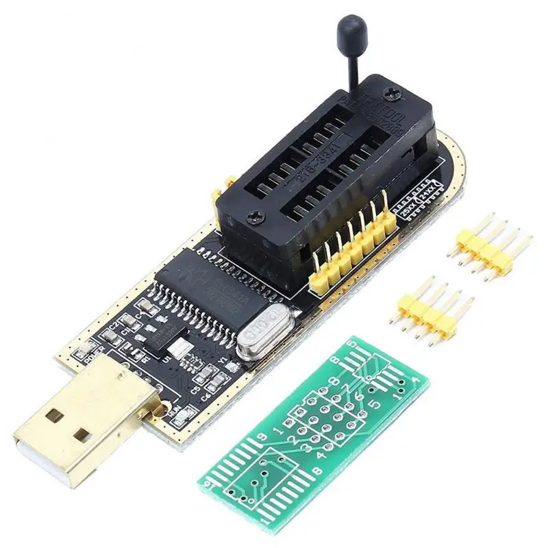 

Модуль USB программатора 24 25 серий EEPROM, флеш-BIOS + зажим SOIC8 SOP8 для проверки EEPROM 93CXX / 25CXX / 24CXX