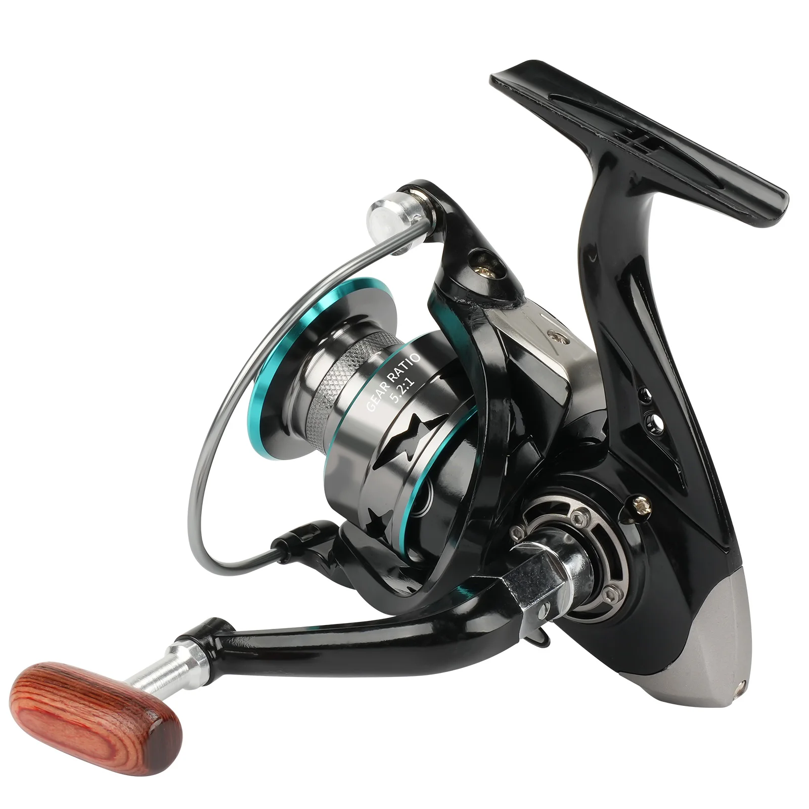 HAUT TON 1000/2000/3000/4000/5000/6000/7000 Spinning reel,5.2:1,12+1stainless  BB 22-30Lbs Drag system,For Saltwater Freshwater - AliExpress