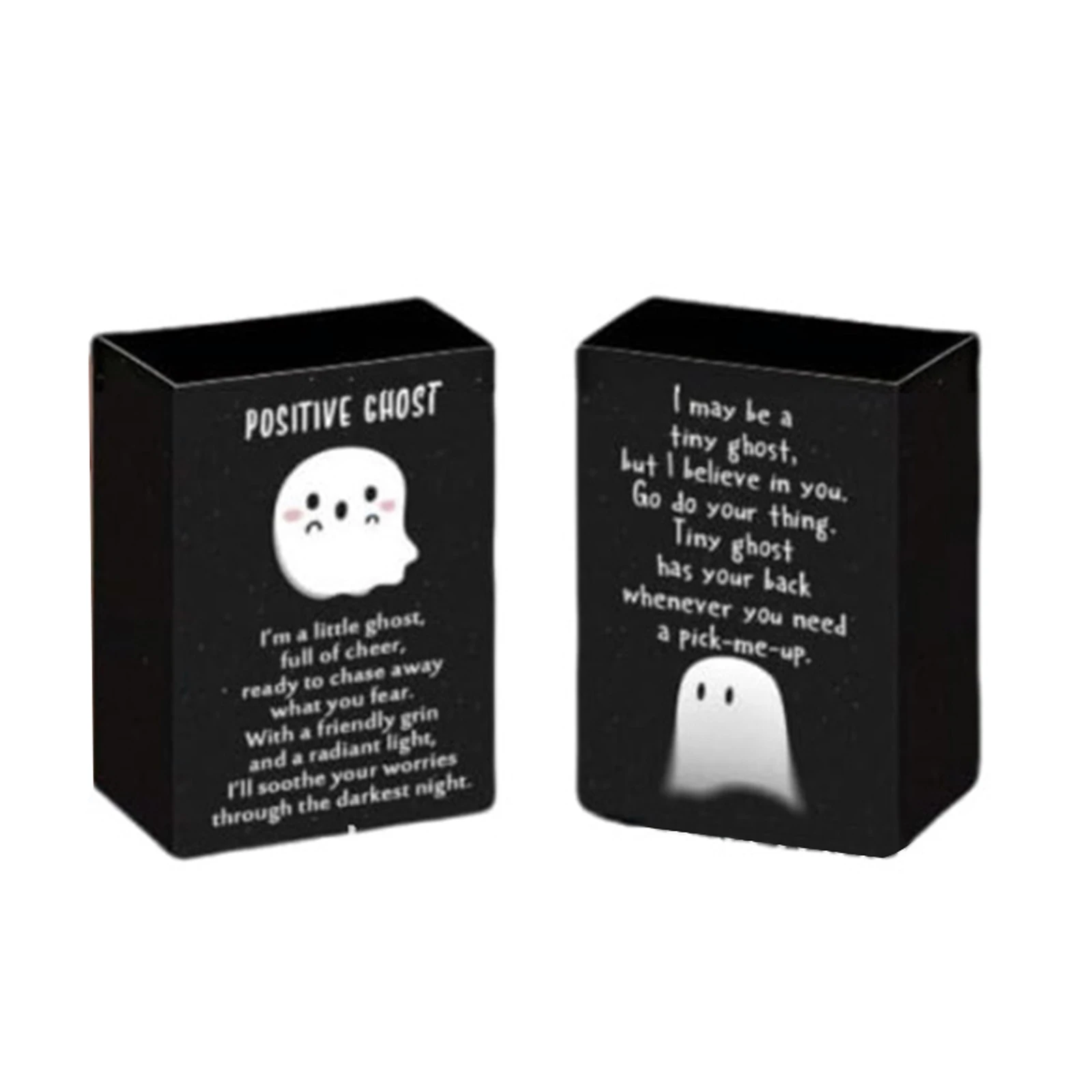 Glow in The Dark Mini Ghost Figures with Box Luminous Ghost Figurines Small Ghost Figurines Cute Halloween Party Favors