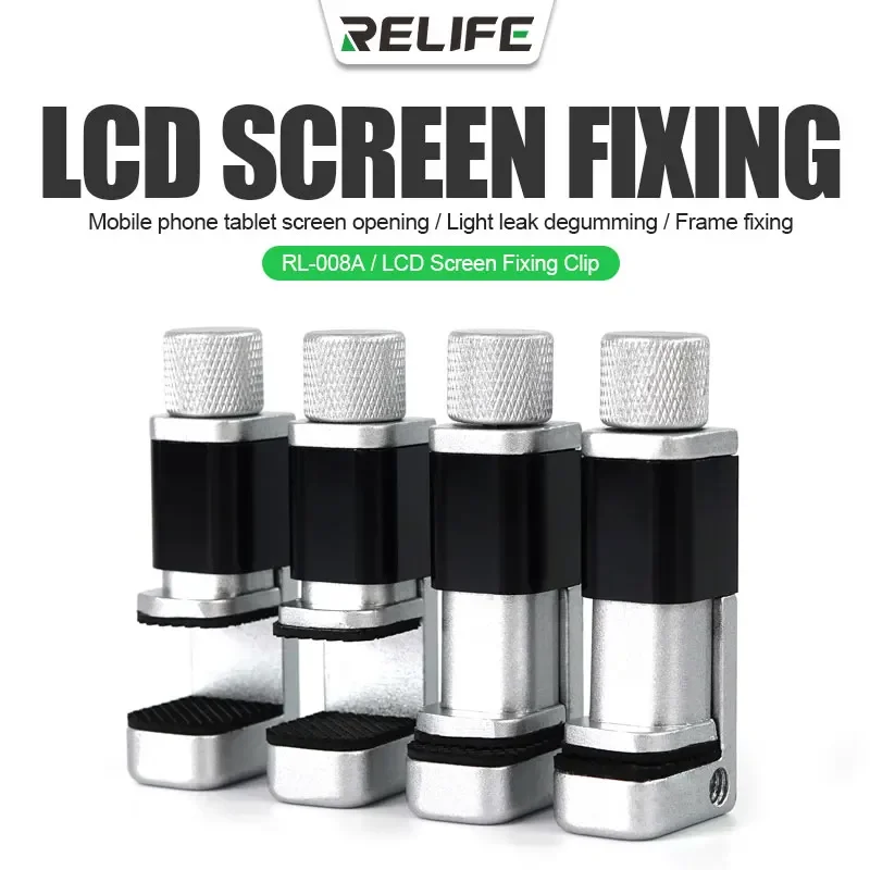 Lot De 4 Pinces De Fixation Réglables Pour Réparation écran Téléphone - Alliage D'aluminium Haute Résistance