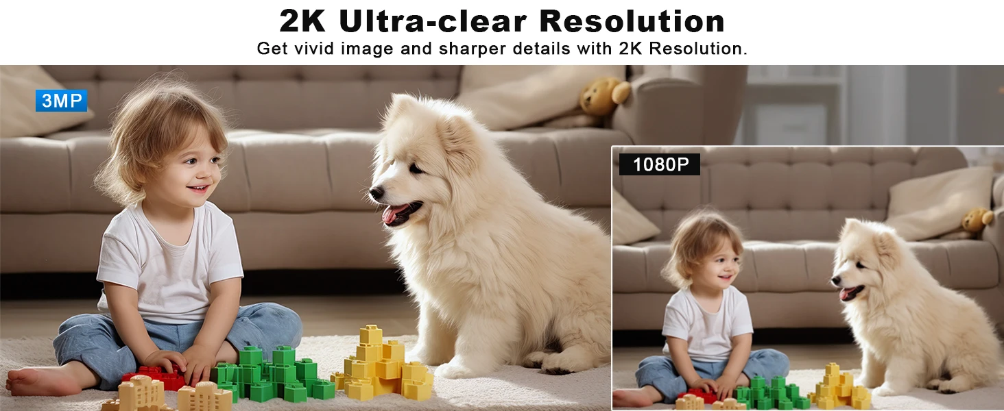 2K 3MP high-definition display, capturing every exciting moment