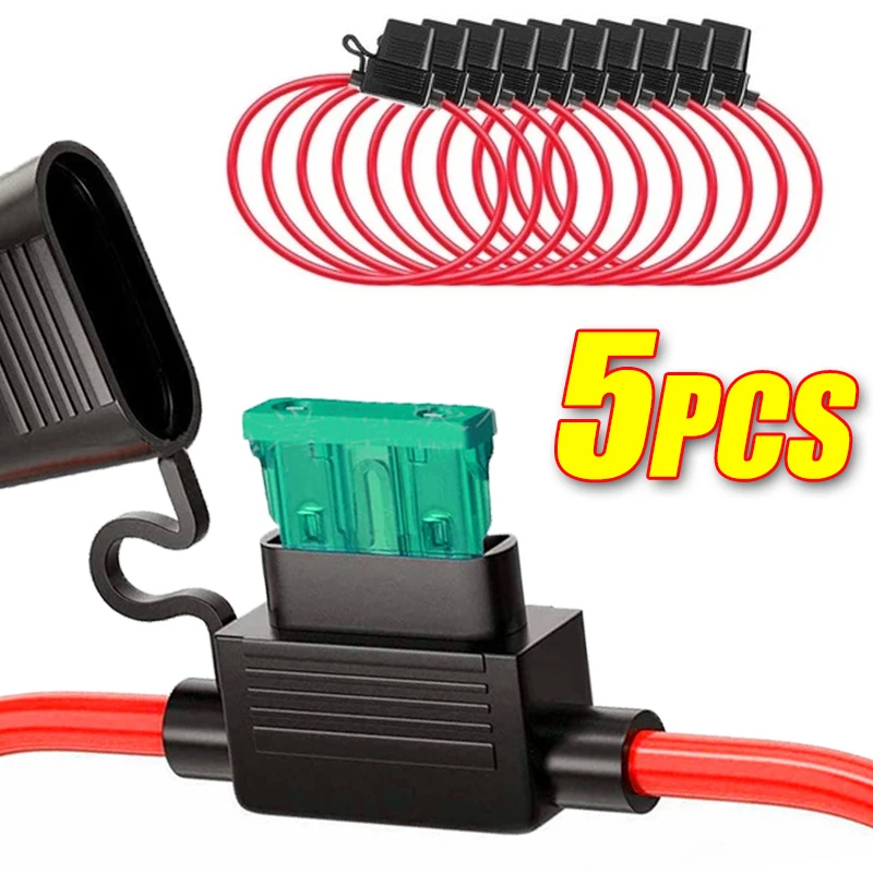 Car Fuse Holder 5pcs Mini BladeFuse Socket