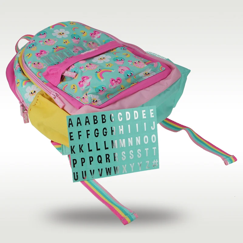 Australia Smiggle Original Children's Schoolbag Girls Sunflower Shoulder Backpack Kawaii 3-7 Years Bags Name Card 14 Inch