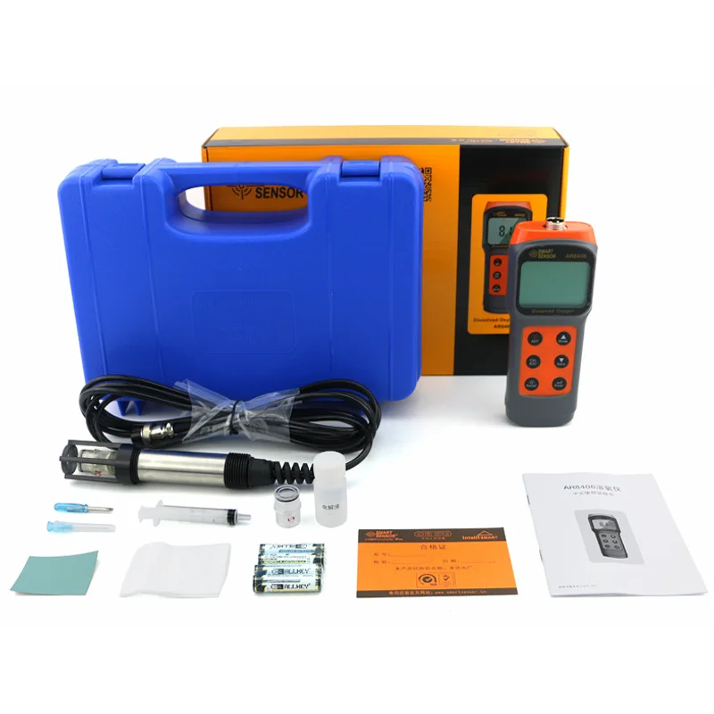 Tester di qualità dell'acqua del misuratore di ossigeno disciolto con  Display digitale professionale AR8406 misurazione precisa intelligente -  AliExpress