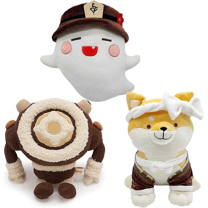 Taroumaru Ruin Guard Plush Toy Genshin Impact Plushie Ghost Stuffed Animal Hu Tao Guoba Cosplay Props Accessories Kids Fans Gift