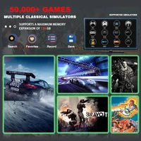 Console de jeu rétro intégrée avec plus de 50000 jeux pour PSP/PS1/N64/MD, console de jeu TV HD 4K, lecteur de jeux vidéo portable 2