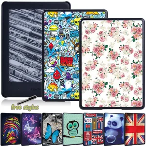 Tablet Back Case for Kindle Ereader Paperwhite 1 2 3 4/Kindle 10th 2019/8th Gen 2016 Anti-slip Old Image Series Hard Shell Cover