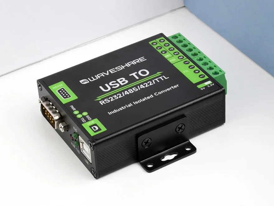 FT232RNL USB TO RS232/485/422/TTL Interface Converter Industrial Isolation Alumi