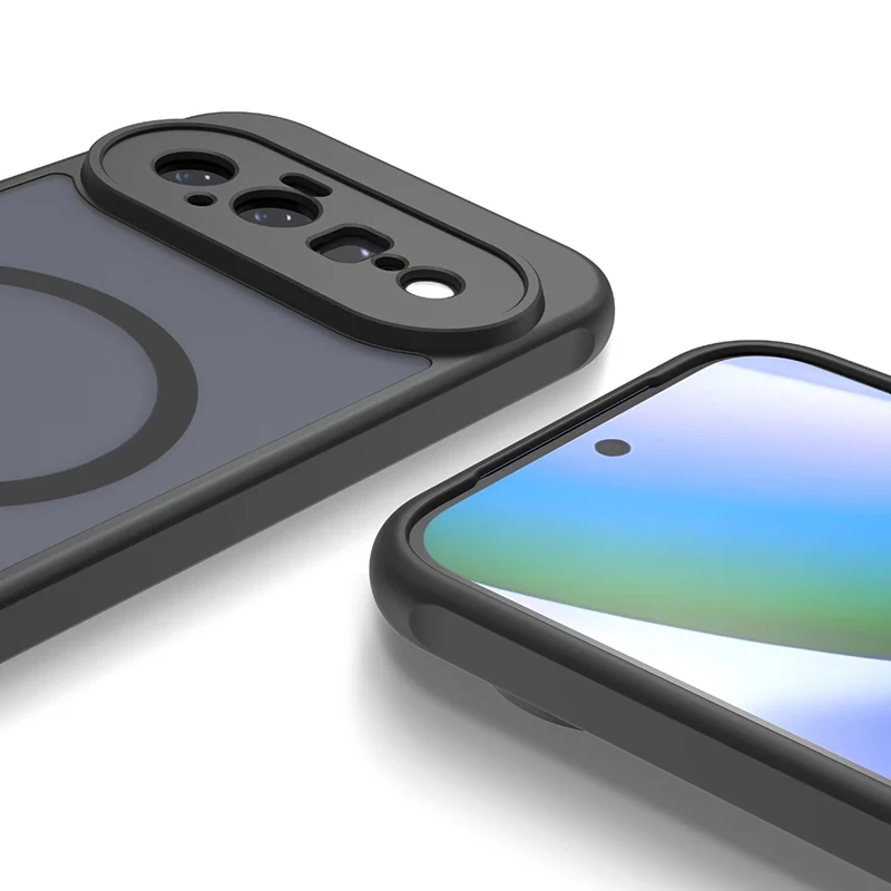 Durable Frosted Wireless Charging Phone Case - Shockproof and Simple Design