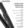 Yusen Black Ceramic Hair Straightening Iron Clamp Fashion Salon Hair Styling Tools Professional Hair Straightener Curling Iron 4