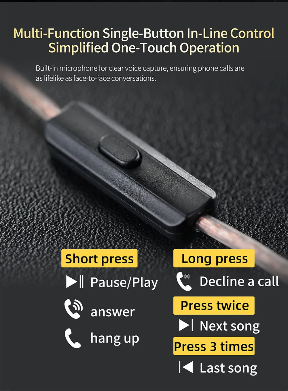 KZ EDX Lite HIFI Bass In Ear Earphones description image 8