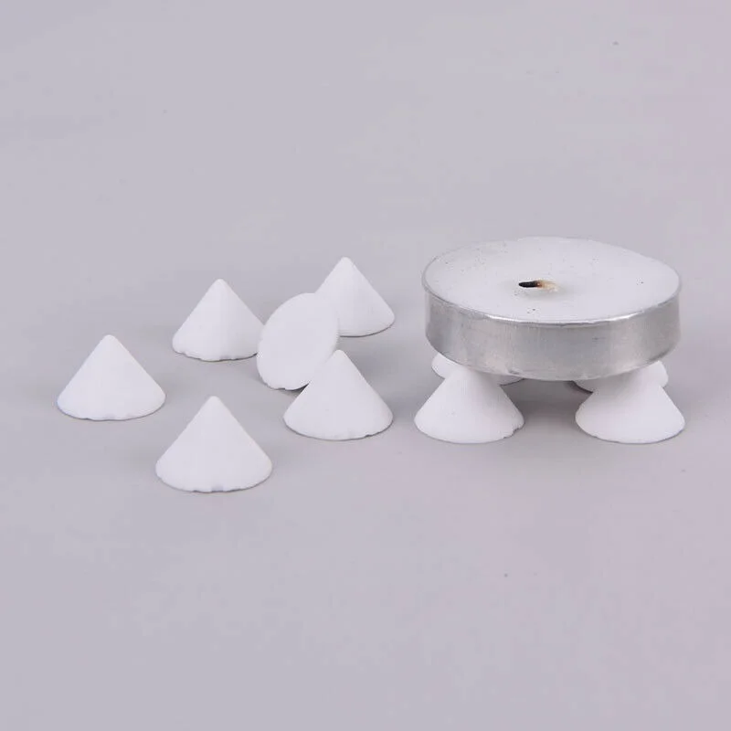 10/20/50pcs Ceramic Refractory Support Nail High Temperature Resistant Material Removable Nail Cone Pad Kiln Pottery Tool